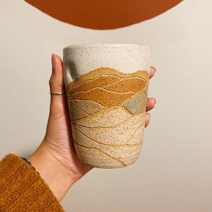 Coco Chispa Ceramic Tumbler 12oz